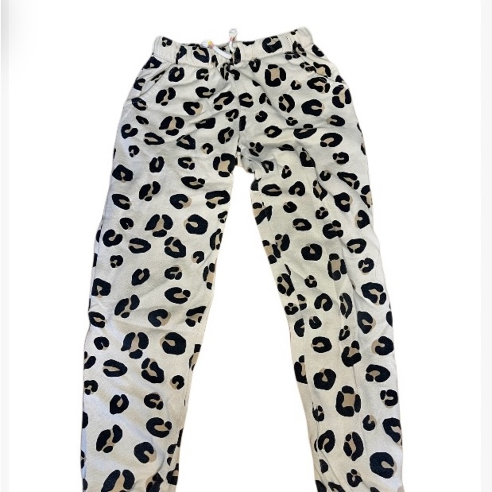Leopard Print Jogger Pants